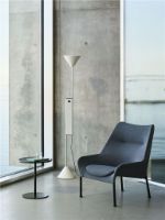 Billede af HAY O2 Lounge Chair H: 97,5 cm - Black Powder Coated Steel/Soft Grey FORUDBESTIL: FEBRUAR 2026