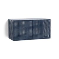 Billede af HAY Perforated Wall Cabinet Small 45x89 cm - Steel/Blue