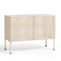 Billede af HAY Perforated Floor Cabinet Small 66,5x89 cm - Steel/Eggshell