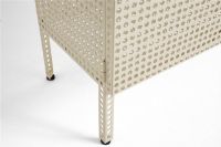 Billede af HAY Perforated Floor Cabinet Small 66,5x89 cm - Steel/Eggshell