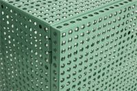 Billede af HAY Perforated Floor Cabinet Small 66,5x89 cm - Steel/Soft Jade 