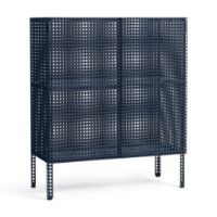 Billede af HAY Perforated Floor Cabinet Medium 106,5x89 cm - Steel/Blue