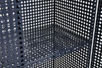 Billede af HAY Perforated Floor Cabinet Large 146,5x89 cm - Steel/Blue