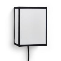 Billede af HAY Ava Square Wall Lamp H: 20,5 cm - Paper/White 