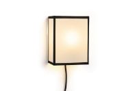 Billede af HAY Ava Square Wall Lamp H: 20,5 cm - Paper/White 