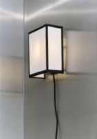 Billede af HAY Ava Square Wall Lamp H: 20,5 cm - Paper/White 