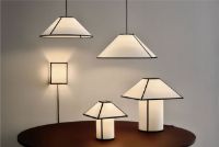 Billede af HAY Ava Cone Pendant 500 50x50 cm - Paper/White 