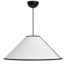 Billede af HAY Ava Cone Pendant 600 60x60 cm - Paper/White 