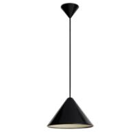 Billede af HAY Compass Pendant 260 Ø: 26 cm - Aluminium/Soft Black