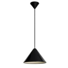 Billede af HAY Compass Pendant 260 Ø: 26 cm - Aluminium/Soft Black