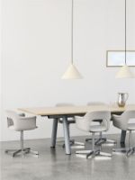 Billede af HAY Compass Pendant 430 Ø: 43 cm - Aluminium/Oyster White 