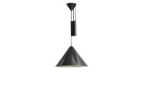 Billede af HAY Compass Adjustable Pendant 430 Ø: 43 cm - Aluminium/Soft Black 
