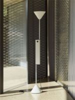 Billede af HAY Twist Floor Lamp H: 200 cm - Aluminium/Cream White 