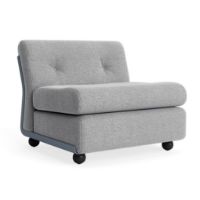 Billede af HAY Amanta 1 Seater B: 79 cm - Frost Blue/Hallingdal 130
