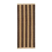 Billede af Ferm Living Ives Rug 80x200 cm - Tan/Chocolate
