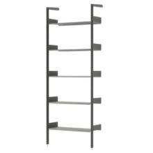 Billede af &Tradition Rombe Reol IF1 H: 223 cm - Anthracite Aluminium/Anthracite