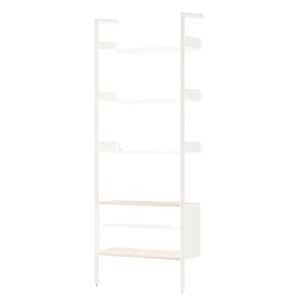 Billede af &Tradition Rombe Reol IF3 H: 223 cm – Alabaster Aluminium/Alabaster