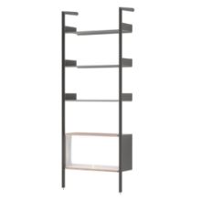 Billede af &Tradition Rombe Reol IF3 H: 223 cm - Anthracite Aluminium/Anthracite