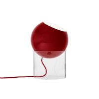 Billede af &Tradition Topan Table Lamp VP13 Ø: 21 cm - Clear/Vermilion Red