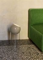 Billede af &Tradition Topan Floor Lamp VP14 H: 46,5 cm - Clear/Grey Beige