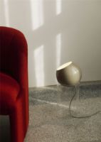 Billede af &Tradition Topan Floor Lamp VP14 H: 46,5 cm - Clear/Grey Beige