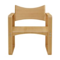 Billede af Verpan Series 270 F Lounge Chair H: 74 cm - Honningfarvet Birk