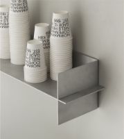 Billede af Normann Copenhagen Alu Hylde L: 60 cm - Børstet Aluminium