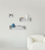 Billede af Normann Copenhagen Alu Hylde L: 80 cm - Børstet Aluminium