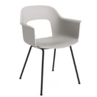 Billede af HAY Layout Armchair 211 H: 79 cm - Black Powder Coated Steel/Sky Grey