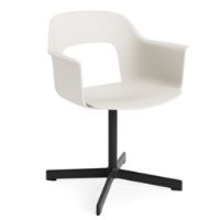 Billede af HAY Layout Armchair 231 H: 79 cm - Black Powder Coated Aluminium/Cream White 