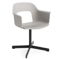 Billede af HAY Layout Armchair 231 H: 79 cm - Black Powder Coated Aluminium/Sky Grey