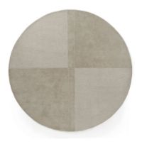 Billede af Normann Copenhagen Level Tæppe Ø: 280 cm - Uld/Varm Grå