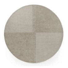 Billede af Normann Copenhagen Level Tæppe Ø: 280 cm - Uld/Varm Grå