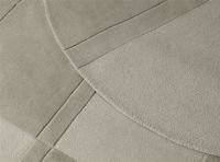 Billede af Normann Copenhagen Level Tæppe Ø: 280 cm - Uld/Varm Grå