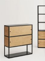 Billede af HAY New Order Combination 305 L: 100 cm - Steel/Charcoal