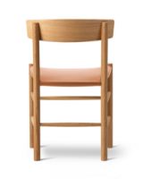 Billede af Fredericia Furniture 3339 J39 Mogensen Spisebordsstol - Olieret Eg/Cognac Læder