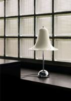Billede af Verpan Pantop Table Lamp Ø: 23 cm - Metal/Cream White