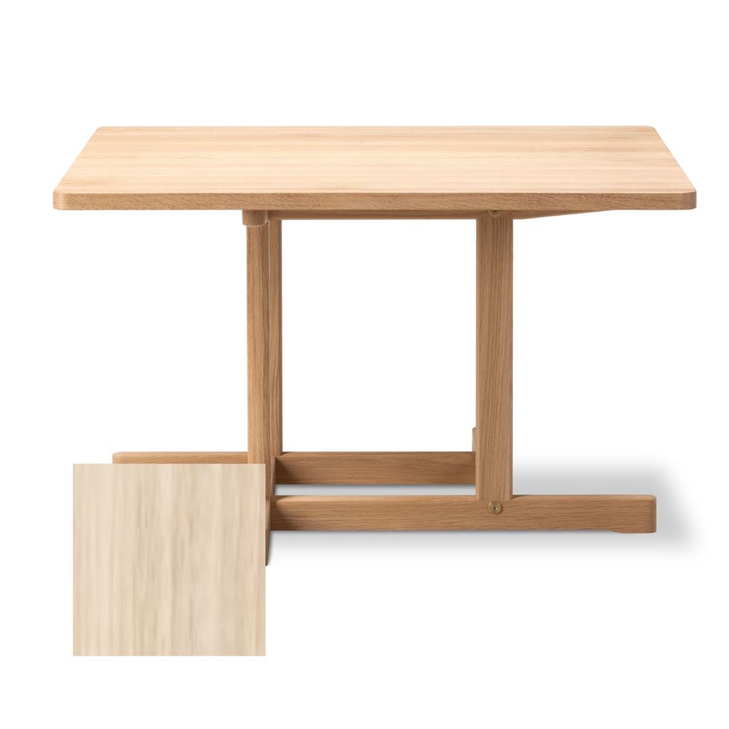 Billede af Fredericia Furniture BM80 Mogensen Coffee Table 90x90 cm - Sæbebehandlet Eg