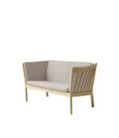 Billede af FDB Møbler J148 2 pers. Sofa Erik Ole Jørgensen L: 150 cm - Eg/Beige 