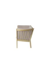 Billede af FDB Møbler J148 2 pers. Sofa Erik Ole Jørgensen L: 150 cm - Eg/Light Grey 