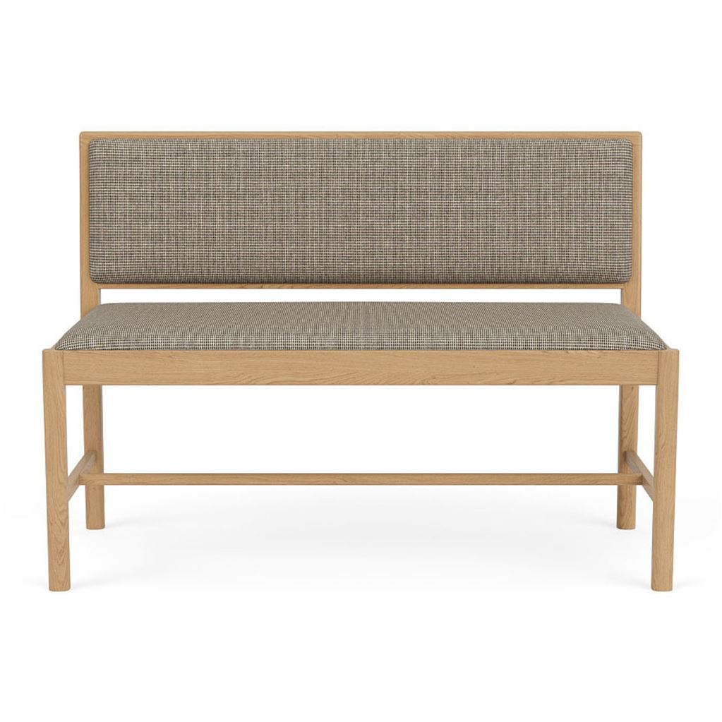 Billede af FDB Møbler J176 Sønderborg Bænk L: 116,5 cm - Lakeret Eg/Meleret (MLC01)