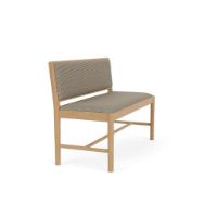 Billede af FDB Møbler J176 Sønderborg Bænk L: 116,5 cm - Lakeret Eg/Meleret (MLC01)