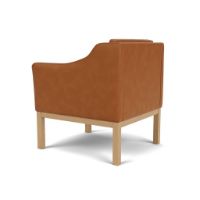 Billede af FDB Møbler L46 MK155 Mogens Koch Lænestol B: 72 cm - Eg/Cognac Læder 