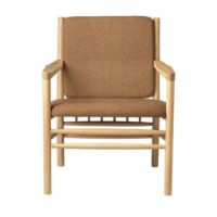 Billede af FDB Møbler J147 Lænestol Erik Ole Jørgensen H: 79,5 cm - Eg/Brown 