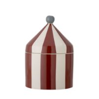 Billede af Bloomingville MINI Cimmi Krukke m. Låg H: 26 cm - Stentøj/Rød OUTLET