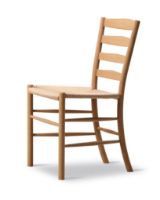 Billede af Fredericia Furniture 3207 Klint Spisebordsstol H: 85 cm - Olieret Eg 