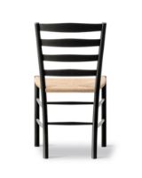 Billede af Fredericia Furniture 3207 Klint Spisebordsstol H: 85 cm - Sortlakeret Eg 