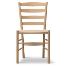 Billede af Fredericia Furniture 3207 Klint Spisebordsstol H: 85 cm - Sæbebehandlet Eg 