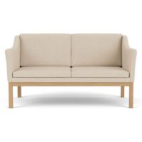Billede af FDB Møbler L45 MK154 Mogens Koch 2 Pers. Sofa B: 145 cm - Eg/De Ploeg Prairie,Beige 