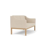 Billede af FDB Møbler L45 MK154 Mogens Koch 2 Pers. Sofa B: 145 cm - Eg/De Ploeg Prairie,Beige 